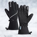 Insulated Leather Gloves Factory - Waterproof Skiing Snowboarding Motorcycling Gloves