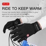 Thermal Gloves Supplier - Unisex Magic Tape Windproof Waterproof Gloves