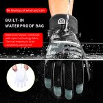 Outdoor Winter Ski Gloves Supplier - Waterproof Velvet Warm Snowboarding Gloves