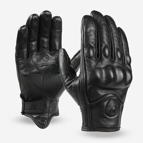 Leather Motorcycle Glove Manufacturer - Vintage Genuine Leather Racing Glove