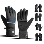 Outdoor Winter Ski Gloves Supplier - Waterproof Velvet Warm Snowboarding Gloves