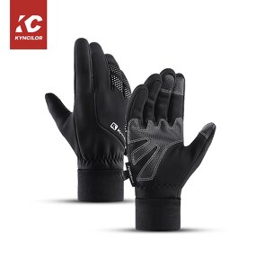 Winter Gloves Manufacturer - Custom Waterproof PU Anti-Slip Cycling Gloves