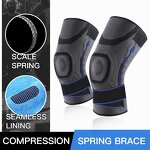Knee Brace Manufacturer - Nylon Spring Silicogen Knee Support