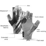 Fishing Gloves Manufacturer - Elastic Fingerless UV Protection Fish Gloves