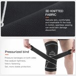 Sport Knee Pad Factory - Elastic Knee Compression Sleeve for Gym