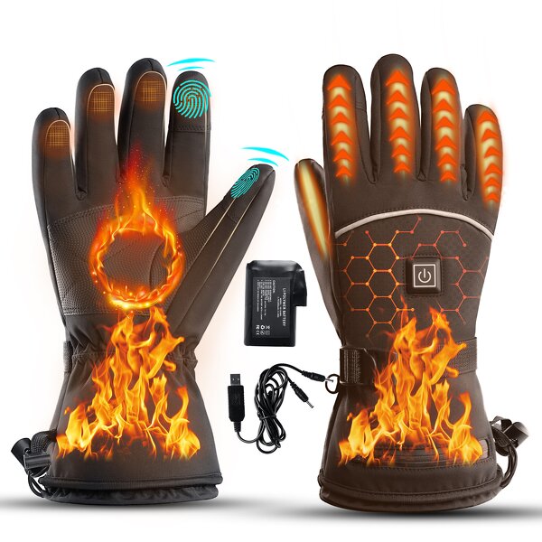 Electric Heated Gloves Supplier - USB Rechargeable Waterproof Thermal Gloves