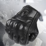 Leather Motorcycle Glove Manufacturer - Vintage Genuine Leather Racing Glove