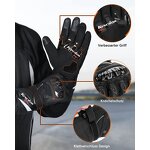 Winter Riding Gloves Factory - Full Finger Anti Slip Shockproof Motorcycle Gloves