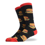 Funny Socks Manufacturer - OEM Big Size Alien Food Print