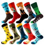 Jacquard Socks Supplier - Custom Unisex Style Colorful