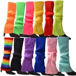 Leg Warmers Supplier - Custom Neon Colored Knit Punk