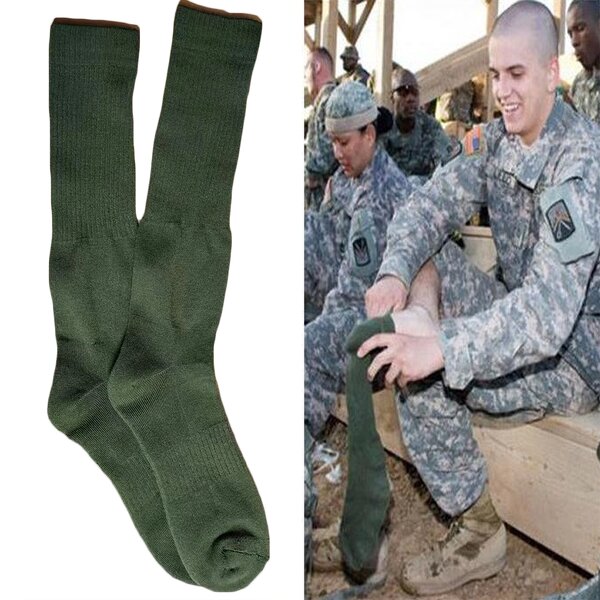 Sport Boot Socks Supplier - Custom Jungle Green Camouflage