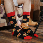 Funny Socks Manufacturer - OEM Big Size Alien Food Print