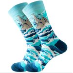 Jacquard Socks Supplier - Custom Unisex Style Colorful