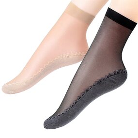 Women Socks Manufacturer - OEM Soft Thin Silk Non-Slip