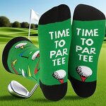 Golf-Themed Socks Factory - Bulk Breathable Creative Jacquard