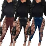 Leggings Supplier - Custom 3D Digital Print Maple Leaf