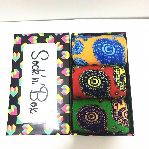 Gift Boxed Socks Manufacturer - OEM Funky Colorful Socks