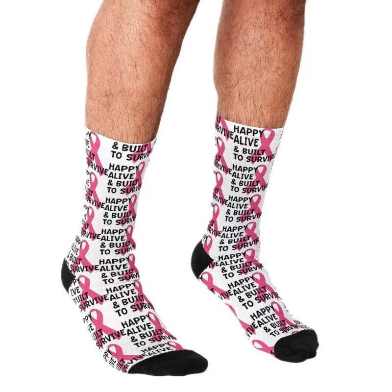 Funny Socks Factory - Bulk Breast Cancer Awareness Novelty