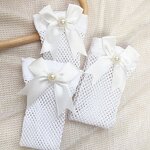 Baby Socks Factory - Bulk Bow Knee High Fish Net