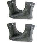 Muslim Socks Factory - Bulk Faux Leather Zipper Khuff