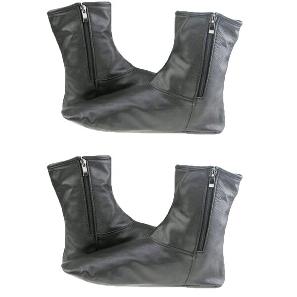 Muslim Socks Factory - Bulk Faux Leather Zipper Khuff