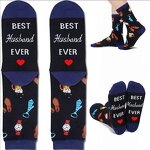 Gift Socks Factory - Bulk Husband Letter Cotton Socks