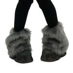 Furry Leg Warmer Manufacturer - OEM Faux Fur Boot Cover Cuffs