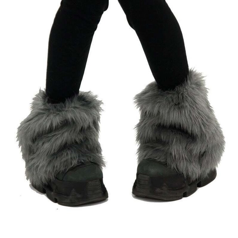 Furry Leg Warmer Manufacturer - OEM Faux Fur Boot Cover Cuffs