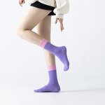 Yoga Socks Supplier - Custom Cotton Mid-tube Non-slip
