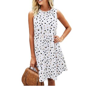 Beach Dress Manufacturer - OEM Printing Suspenders Sexy Midi