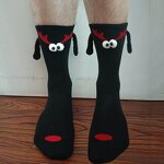 Couples Socks Supplier - Custom Magnetic Arms Christmas