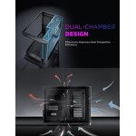 Micro ATX Case Supplier - Dual Chamber Mid Tower Gaming PC Case