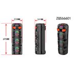 Bluetooth Speaker Factory - 30W Peak Dual Subwoofer RGB Speaker