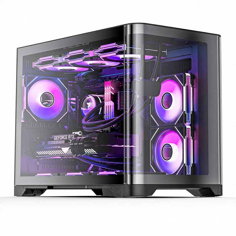Micro ATX Case Supplier - Dual Chamber Mid Tower Gaming PC Case