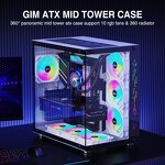 Gaming PC Case Manufacturer - OEM ATX Case with 360MM RAD Support