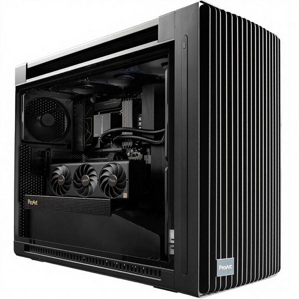 PC Case Factory - Full Tower ATX Case with Audio Front Ports