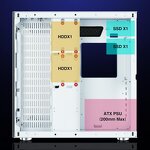 Gaming PC Case Manufacturer - OEM ATX Case with 360MM RAD Support