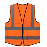 80g Reflective Vest Supplier - Cro Fluorescent Construction Site