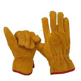Heavy Duty Leather Gloves Manufacturer - Sheep Skin Driver Working