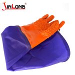 PVC Industrial Gloves Supplier - Long Sleeve Oil Waterproof Fishing
