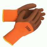 Orange Nylon Foam Terry Gloves Factory - Latex Foam Wear-resistant