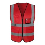 80g Reflective Vest Supplier - Cro Fluorescent Construction Site