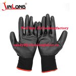 Heavy Weight Nitrile Gloves Factory - Chemical Resistant Cotton Lined Blue