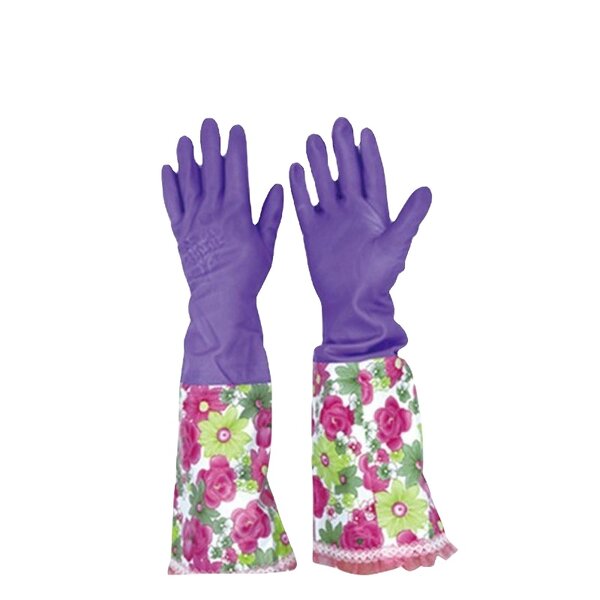 Kitchen Cleaning Gloves Manufacturer - Latex Long Sleeve Household Rubber