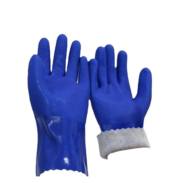 PVC Industry Gloves Factory - Oil-resistant Leak-proof Cotton Lined