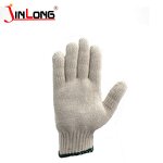 Durable Cotton Thread Gloves Supplier - Thickened Dark Green Edge