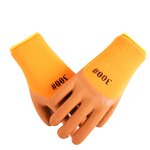 Orange Latex Foam Gloves Factory - Non-Slip Wear Resistant Cheap