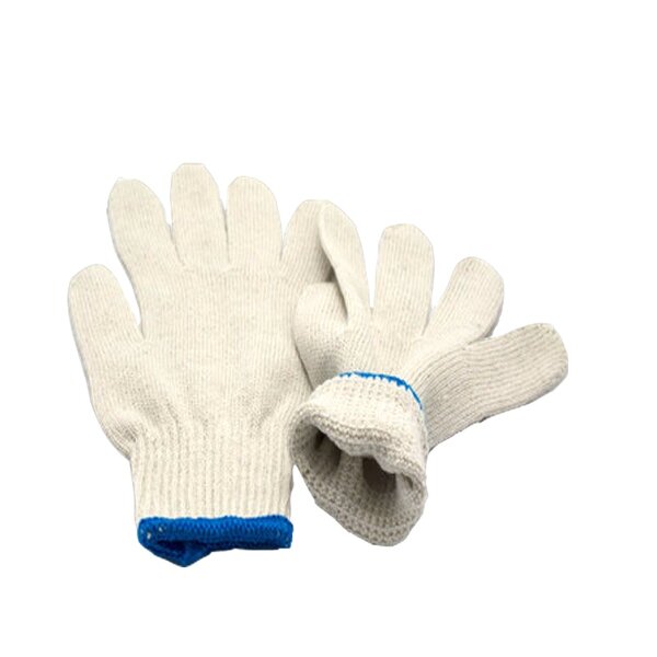 High Quality Cotton Gloves Manufacturer - 10 Gauge White Knitted Working