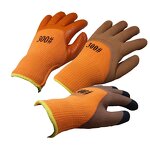 Construction Gloves Manufacturer - Nylon Latex Coated Winter Safety